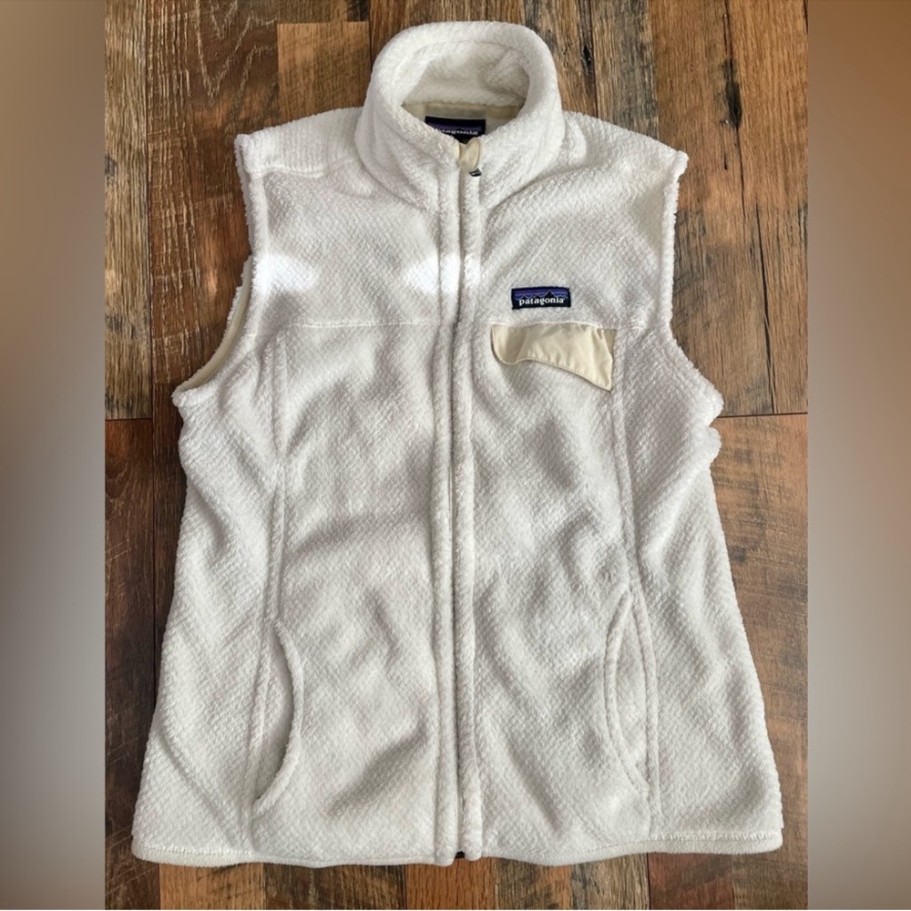 Patagonia Raw Linen Re-Tool Fleece Vest